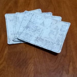 Fabric coasters